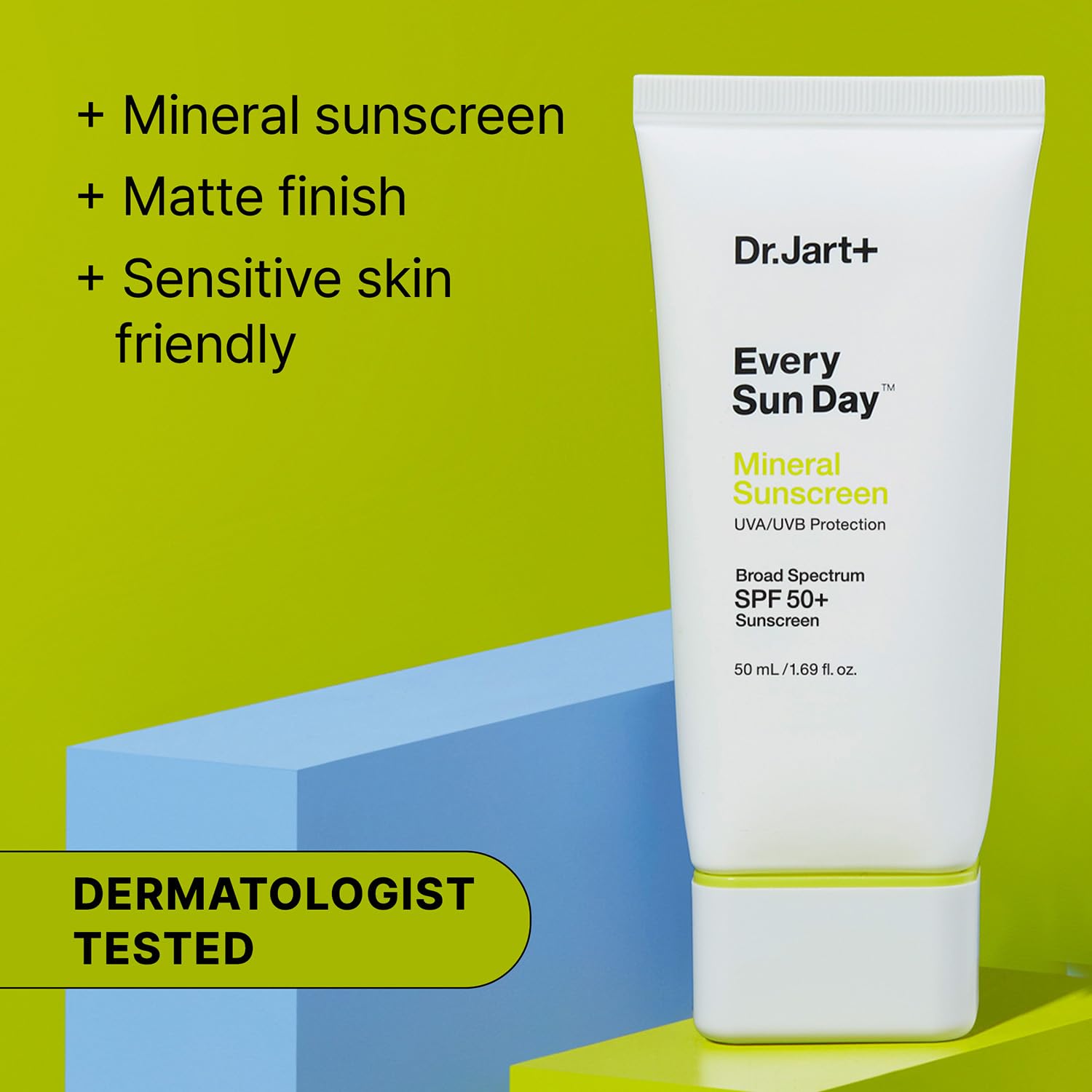 Dr Jart+ Every Sun Day Mineral Korean Sunscreen SPF 50+ for Face